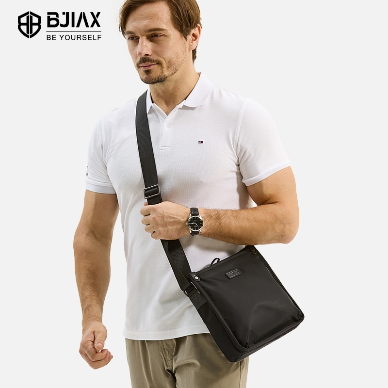 BJIAX กระเป๋าสะพายข้างผู้ชายกันน้ําแบบใช้ทุกวัน - รูปที่ 5