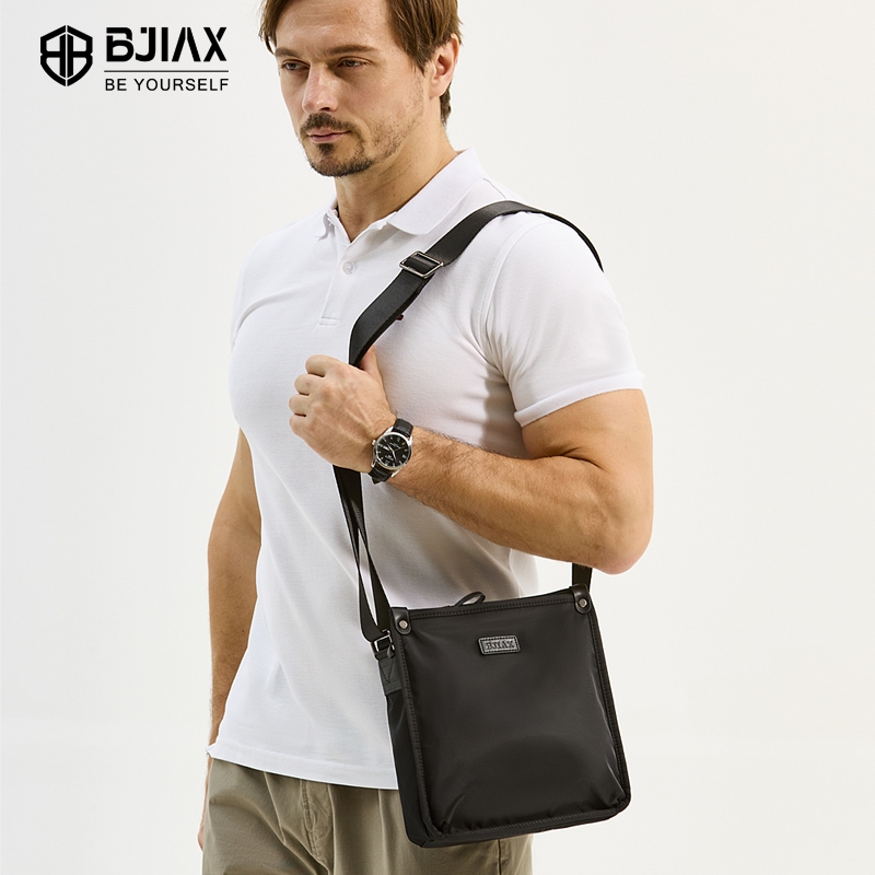 BJIAX กระเป๋าสะพายข้างผู้ชายกันน้ําแบบใช้ทุกวัน - รูปที่ 6