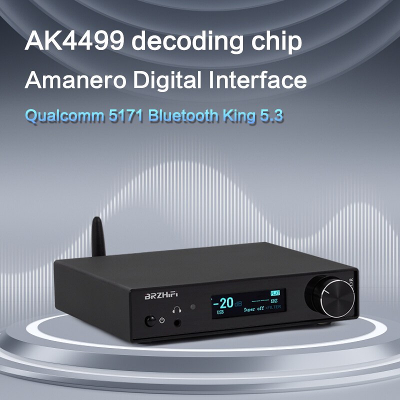 Weiliang SU10 HIEND ระดับ AK4499 ถอดรหัสเสียง DAC ไข้ไฮไฟ บลูทูธ 5.3 DSD512