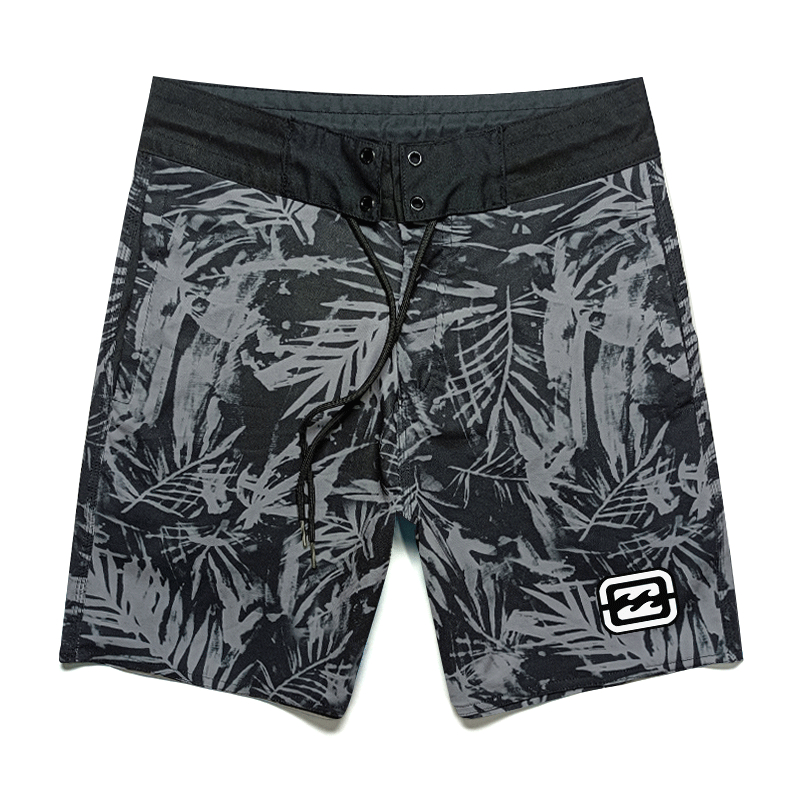 Songkran Billabong Mens 4-Way Elasticity BoardShorts กันน้ําเบอร์มิวดากางเกงชายหาด Quick-dry Beach Surf กางเกงขาสั้นบอร์ดกางเกงขาสั้น