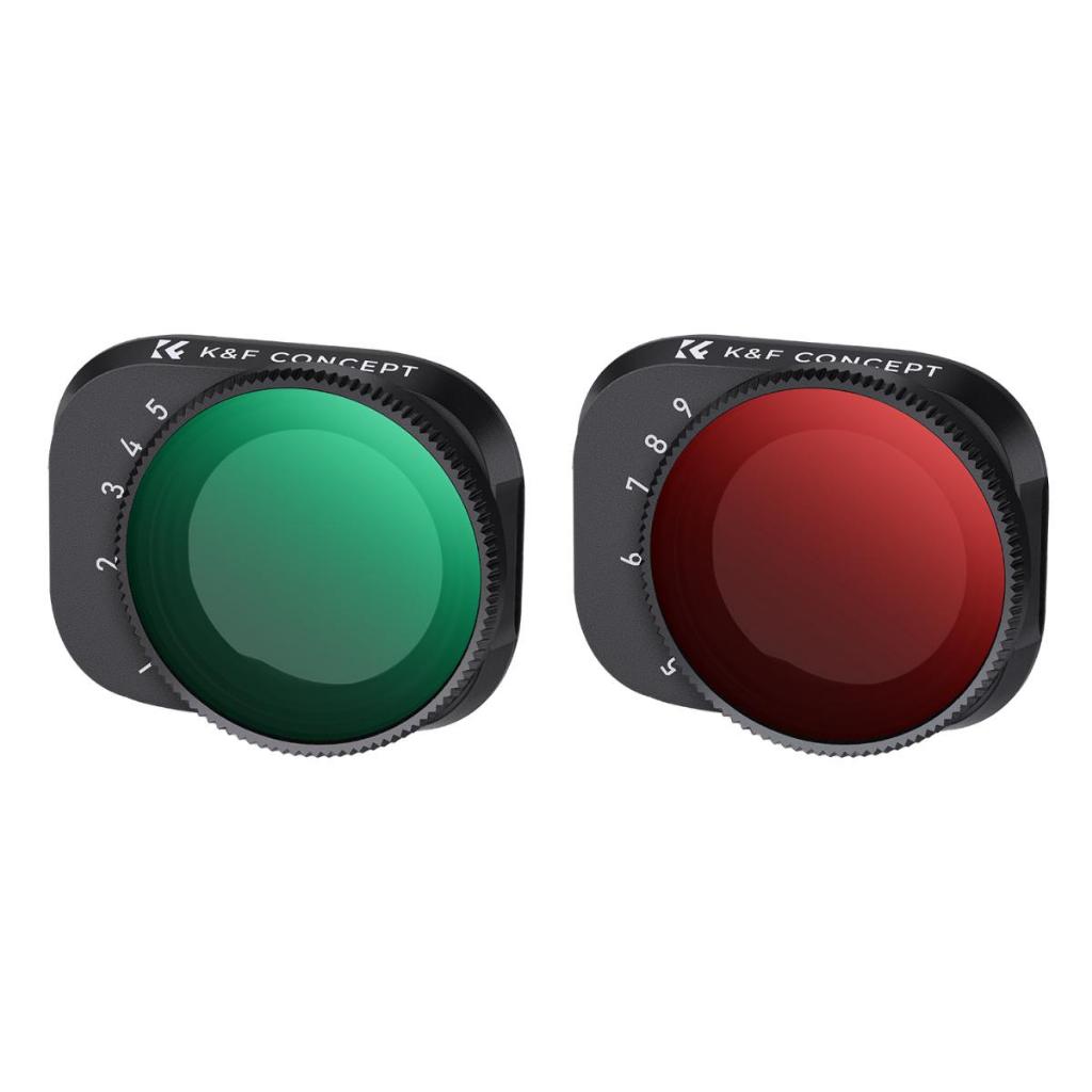 K&f Concept Mini 3/ Mini 3 Pro Variable ND2-ND32 + ND32-ND512 กระจกออปติคอลกรองพร้อมเคลือบหลายชั้น 2