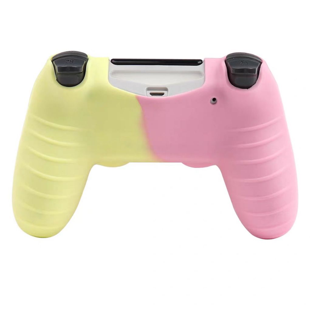 ฝาครอบป้องกันซิลิคอนอ่อนสําหรับ PlayStation 4 Controller Skin Video Gamepad อุปกรณ์เสริมสําหรับ PS4 จอยสติ๊กครอบคลุม