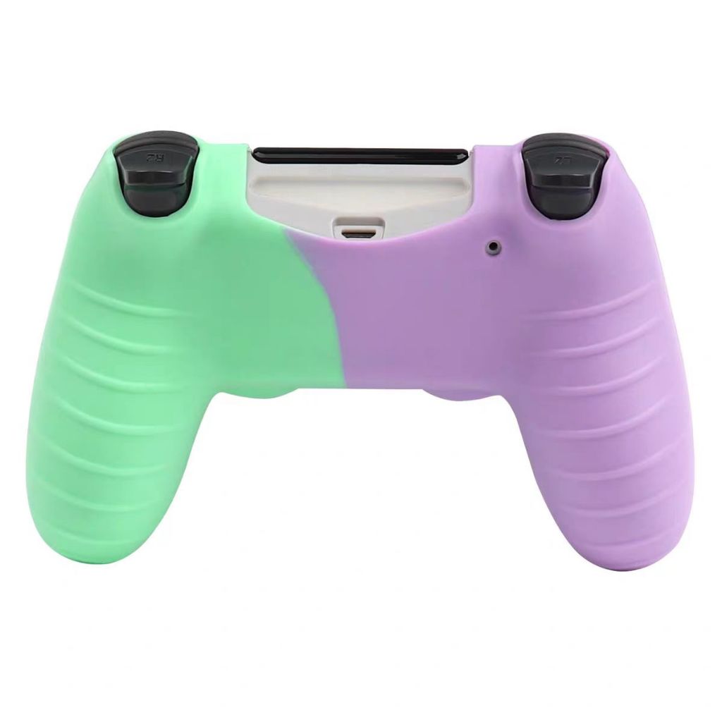 ฝาครอบป้องกันซิลิคอนอ่อนสําหรับ PlayStation 4 Controller Skin Video Gamepad อุปกรณ์เสริมสําหรับ PS4 จอยสติ๊กครอบคลุม