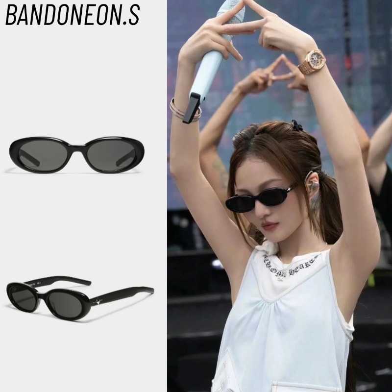 Bandoneon.s - 2024 แว่นกันแดด Real Black Acetate Cat-eye Version [3001]