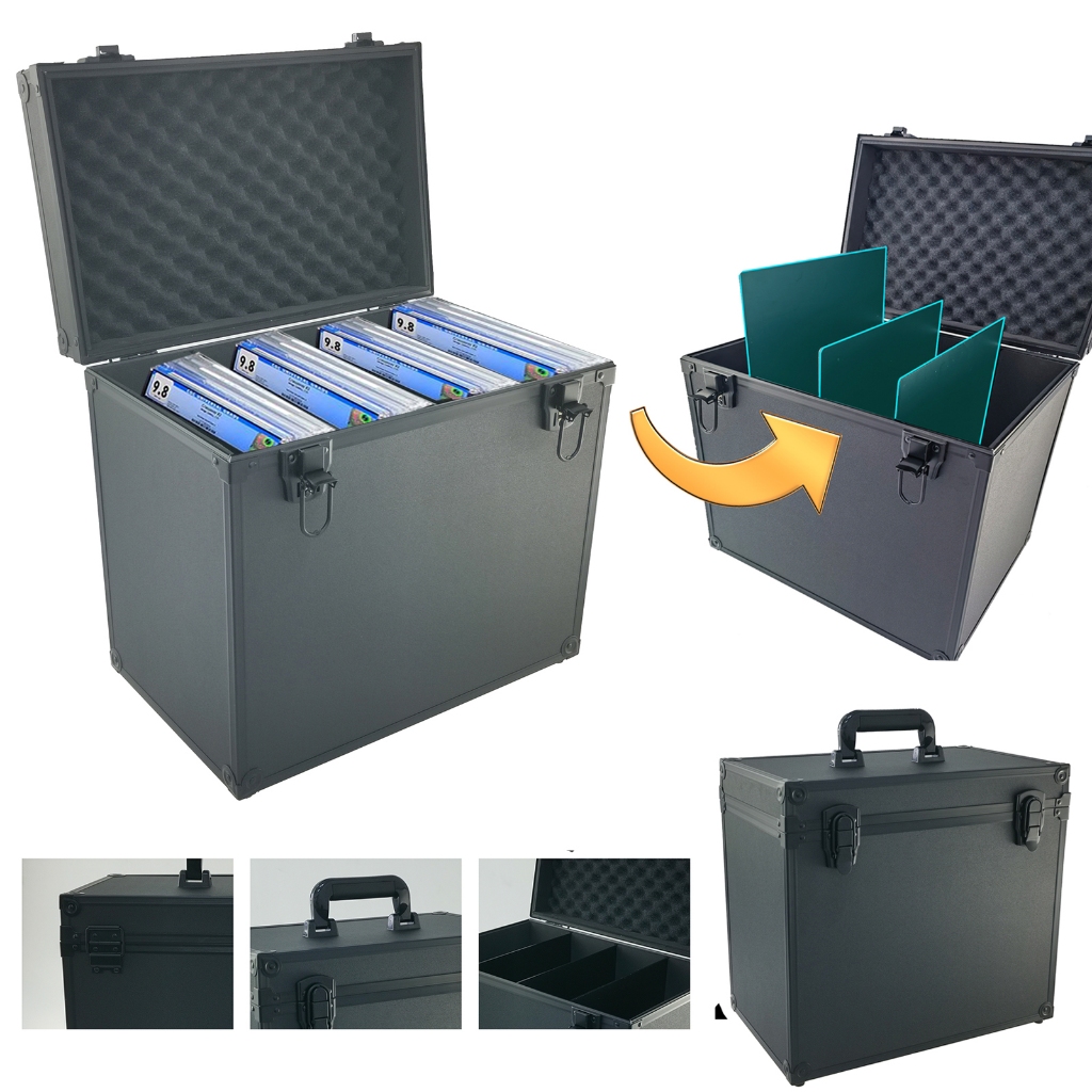 Graded หนังสือการ์ตูน Slab Storage Case ขาตั้งจอแสดงผล Trading Comics Book Holders Organizer Bin สํา