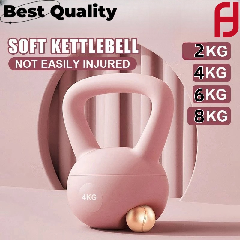 [คลังสินค้าพร้อม]2/4/6/8KG Soft Kettlebell Dumbbell Set PVC Kettle Bell อุปกรณ์ฟิตเนสการฝึกอบรม Shap