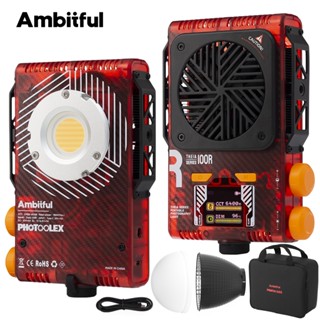 Ambitful 100W ไฟถ่ายรูปแบบพกพาอุณหภูมิสีคู่ Quantum Series Q…