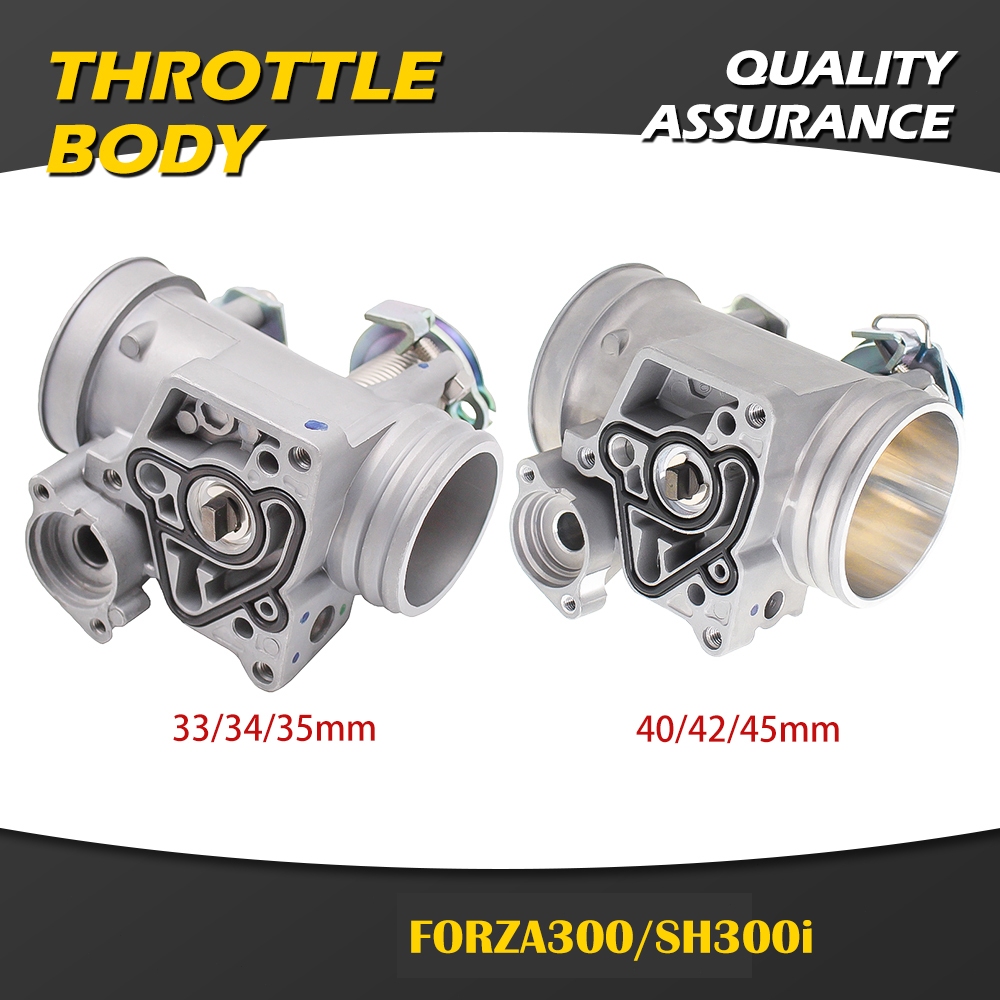 เรือน FORZA250 เรือนลิ้นเร่ง คันเร่งคันเร่ง FORZA300 racing FORZA350 SH300i SH350i ADV300 ADV350 33 มม.34 มม.35 มม.40 มม.42 มม.45 มม.สําหรับ HONDA รถจักรยานยนต์คันเร่ง Body racing FORZA ADV 250 300 350