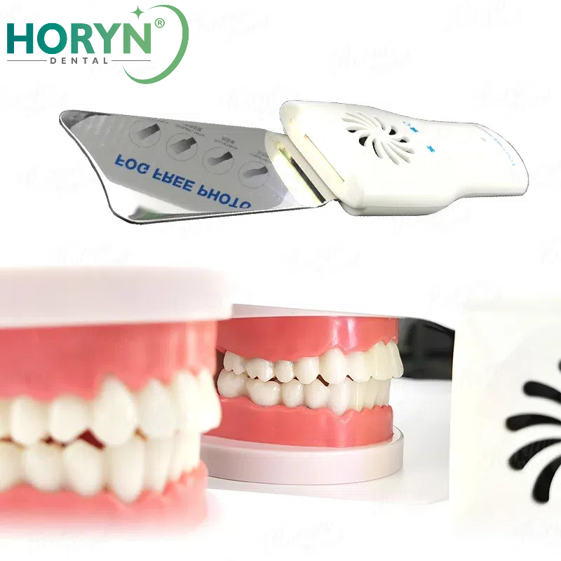 ทันตกรรมทันตแพทย ์ การถ ่ ายภาพ LED DeFog Photo กระจกความแข ็ งสูงสแตนเลส Cavity Obervation Reflector Oral จัดฟัน