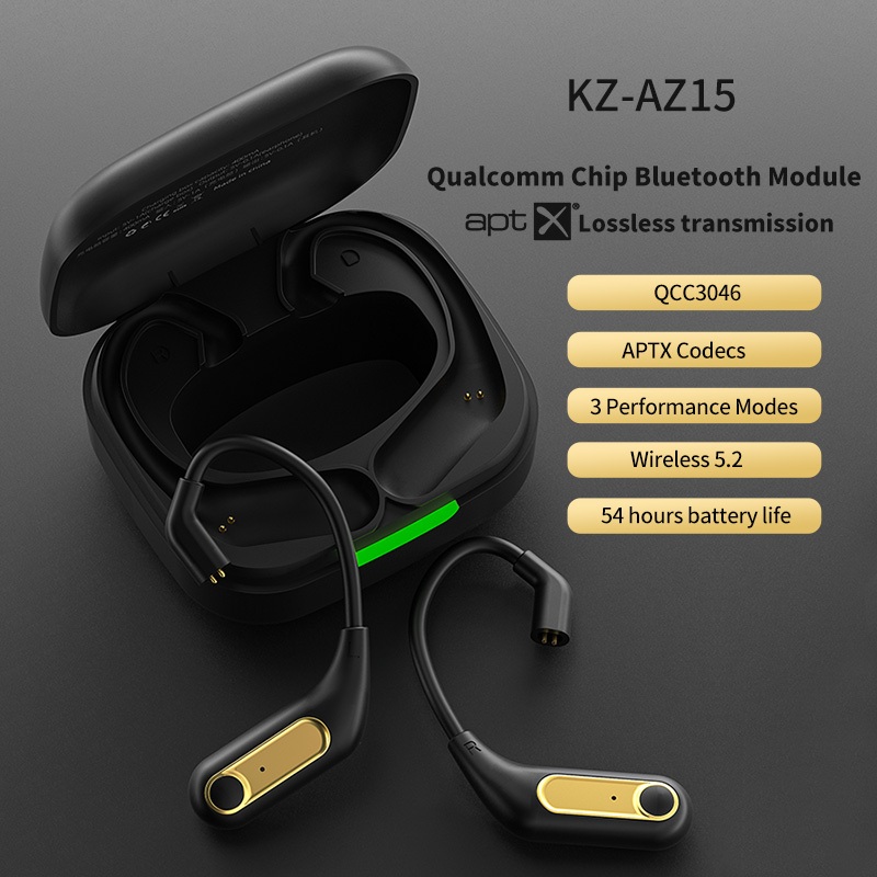 Kz-az15โมดูลบลูทูธไร้สาย Qualcomm 5.2ชิป qcc3046บลูทูธ earphoe สายแขวน mm/ 0.78mm