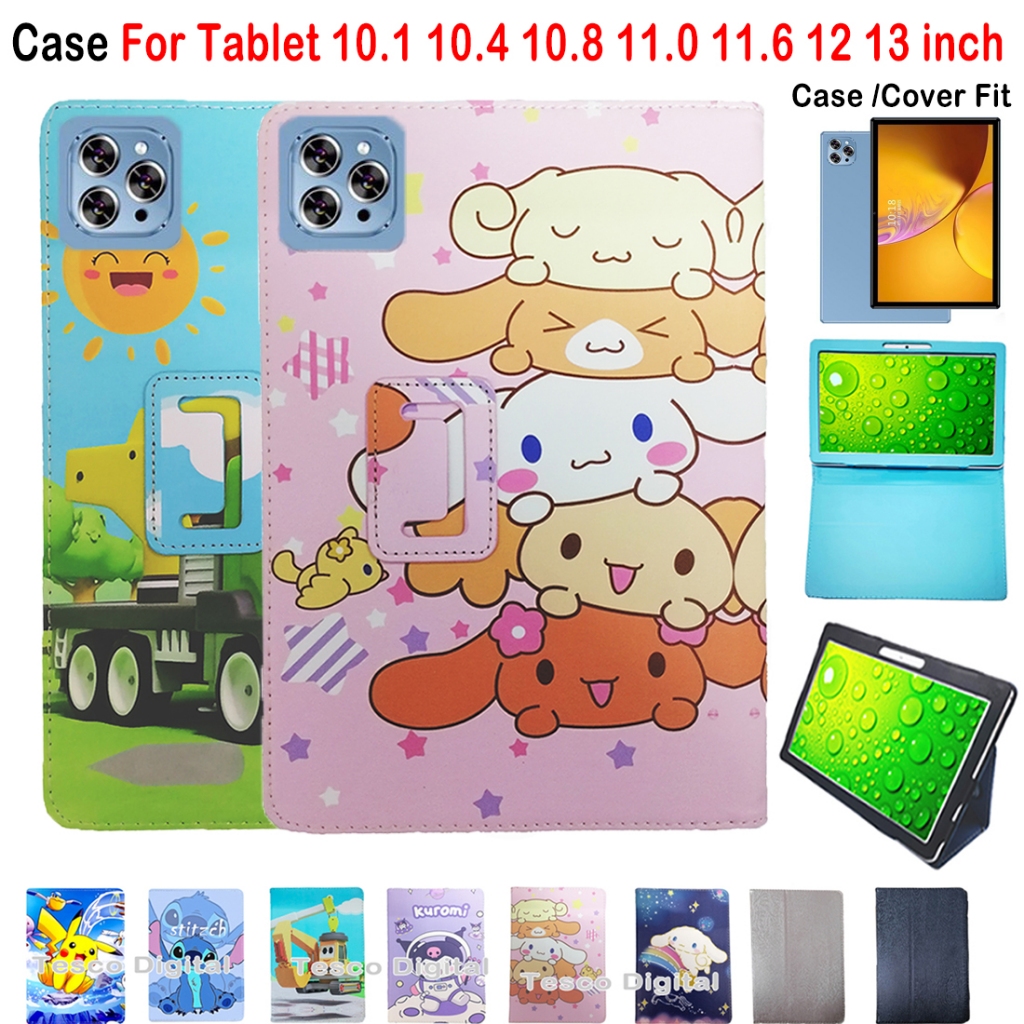 สําหรับแท็บเล็ต10.1 10.4 10.8 11.0 11.6 12 13นิ้วแฟชั่นน่ารักการ์ตูนลดลงป้องกันกรณีที่มีคุณภาพสูงหนัง ปู่ ยืนพลิกปกสากลปกแท็บเล