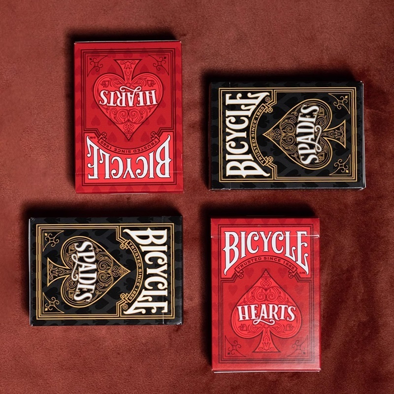Bicycle Hearts Play Cards Spades Deck Magic Cards เทคนิคมายากล
