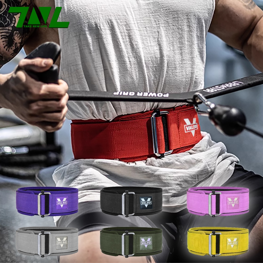 ไนล่อน เข็มขัดฟิตเนส ปรับได้ สำหรับเวทเทรนนิ่ง ออกกําลังกาย เข็มขัดยกน้ำหนัก สำหรับทุกเพศ