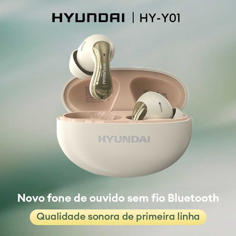 Hyundai HY-Y01 หูฟังบลูทูธลดเสียงรบกวนเป็นพิเศษโดยไม่หน่วงเวลาบลูทูธ 5.4