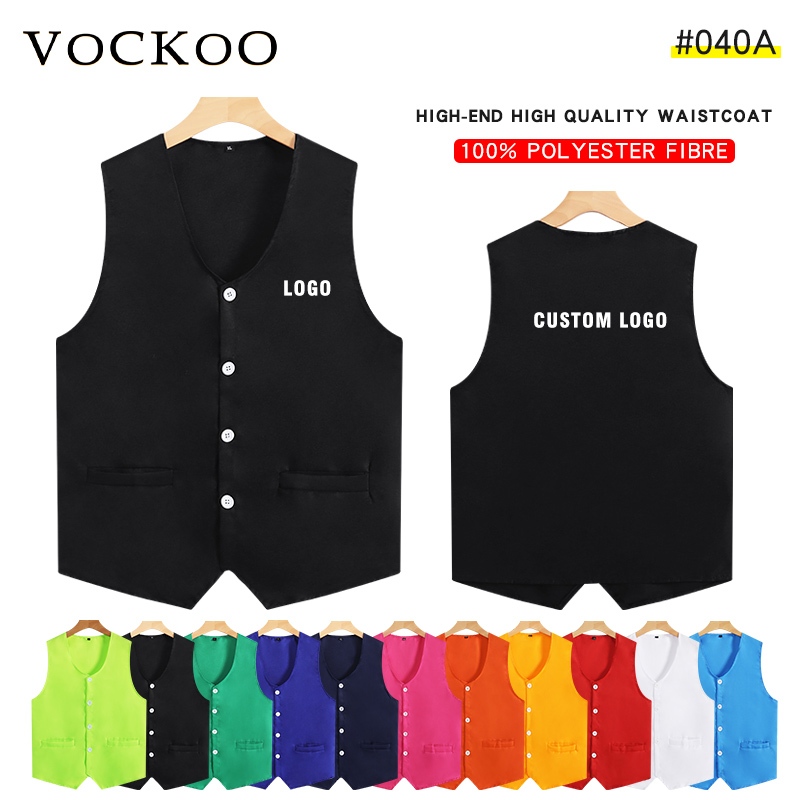 VOCKOO#ผู ้ ใหญ ่ Breathable เสื ้ อกั ๊ กแฟชั ่ น Casual หลวม All-Match เสื ้ อกั ๊ กที ่ กําหนดเอง Top Coat