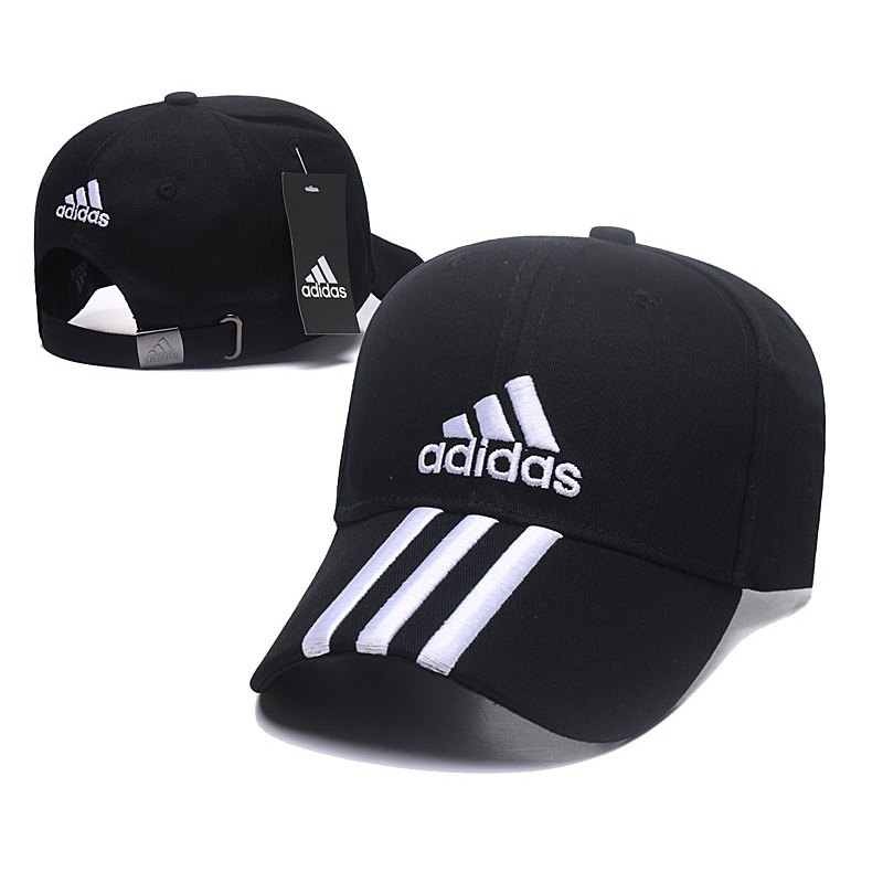 2022new Original _Adidasหมวกผู้หญิงผู้ชายเบสบอลหมวกผู้หญิงสีทึบกลางแจ้งปรับยี่ห้อโลโก้ปักคนรักหมวกZ1