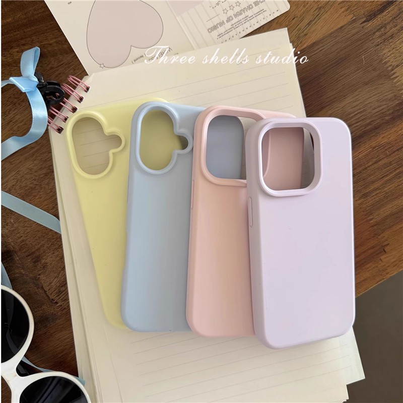 เคสซิลิโคน สีแคนดี้ หรูหรา สําหรับ Apple iPhone 16 15 Pro Max iPhone 14 13 12 11 ProMax 15 Plus