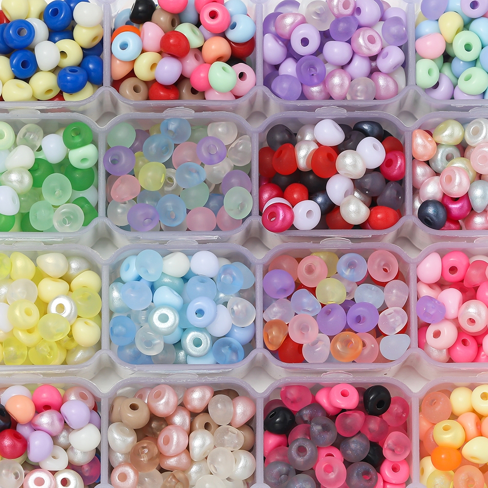 St. kunkka 100 ชิ้น 5 มิลลิเมตรอะคริลิคขนาดเล็กลูกปัดหยดน้ําลูกปัดมุก DIY เครื่องประดับทําสร้อยคอสร้อยข้อมือ
