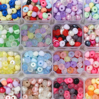 St.kunkka 100 ชิ้น 5mm อะคริลิคลูกปัดหยดน้ำ รูปร่างหยดน้ำ สำ…