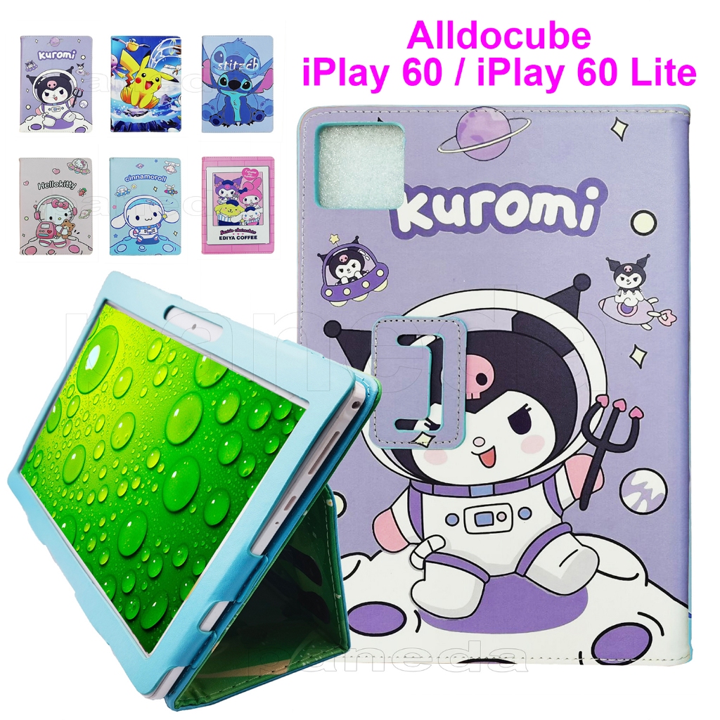 สําหรับ Alldocube iPlay 60 Lite 11.0" iPlay60 10.95" 2024 คุณภาพสูง Universal กรณีแท็บเล็ตพีซีแฟชั่นทาสีน่ารักการ์ตูนรูปแบบ Flip Stand ฝาครอบหนัง PU ป้องกันปลอก