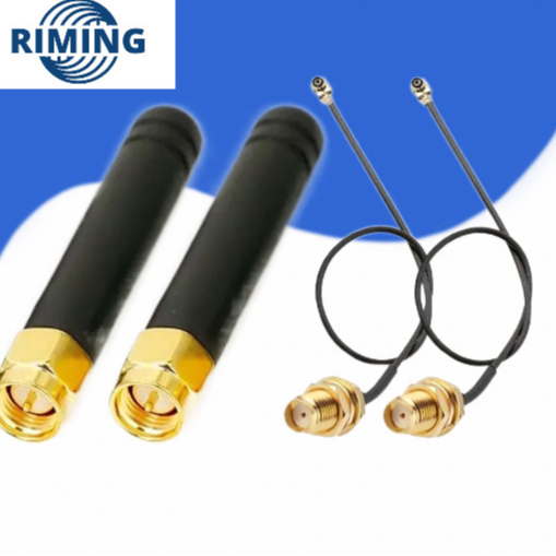 2PCS GSM 868Mhz 915MHz Lora เสาอากาศ 3DBI พร้อม U.FL IPEX ถึง SMA Connector สําหรับ Lora Board ESP32