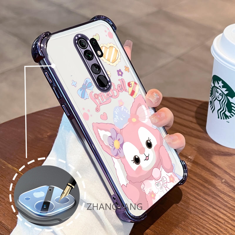 กรณีสําหรับoppo A5 2020 A9 2020 Electroplatedสี่มุมAnti DROPและกันกระแทกเคสโทรศัพท์ความงามการ์ตูนรูปแบบTPU soft case