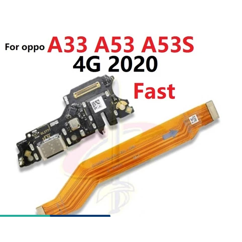 บอร์ดชาร์จหลัก borad เมนบอร์ด flex cable สําหรับ oppo A33 A53 A53S 4G 2020