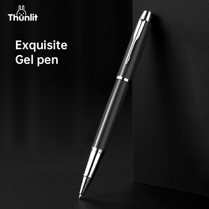 ทูนไลท์ ปากกาเจลโลหะ 2 ช่องชุดกล่องสีแดงสํานักงานลงนามปากกาธุรกิจของขวัญปีใหม่ไอเดียของขวัญประชุมประจําปีขององค์กร - รูปที่ 2