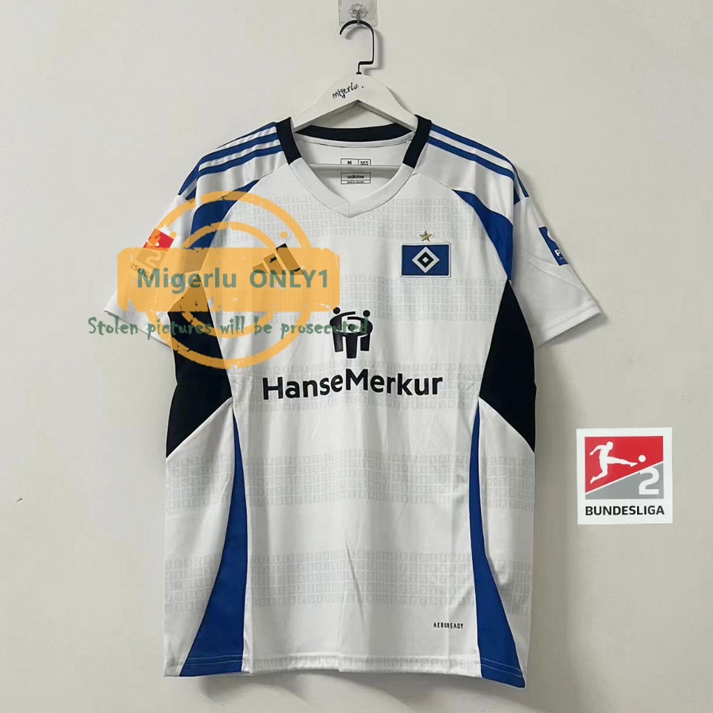 แฟนๆรุ่น 24/25 HAMBURGER SV เสื้อเหย้า S-2XL