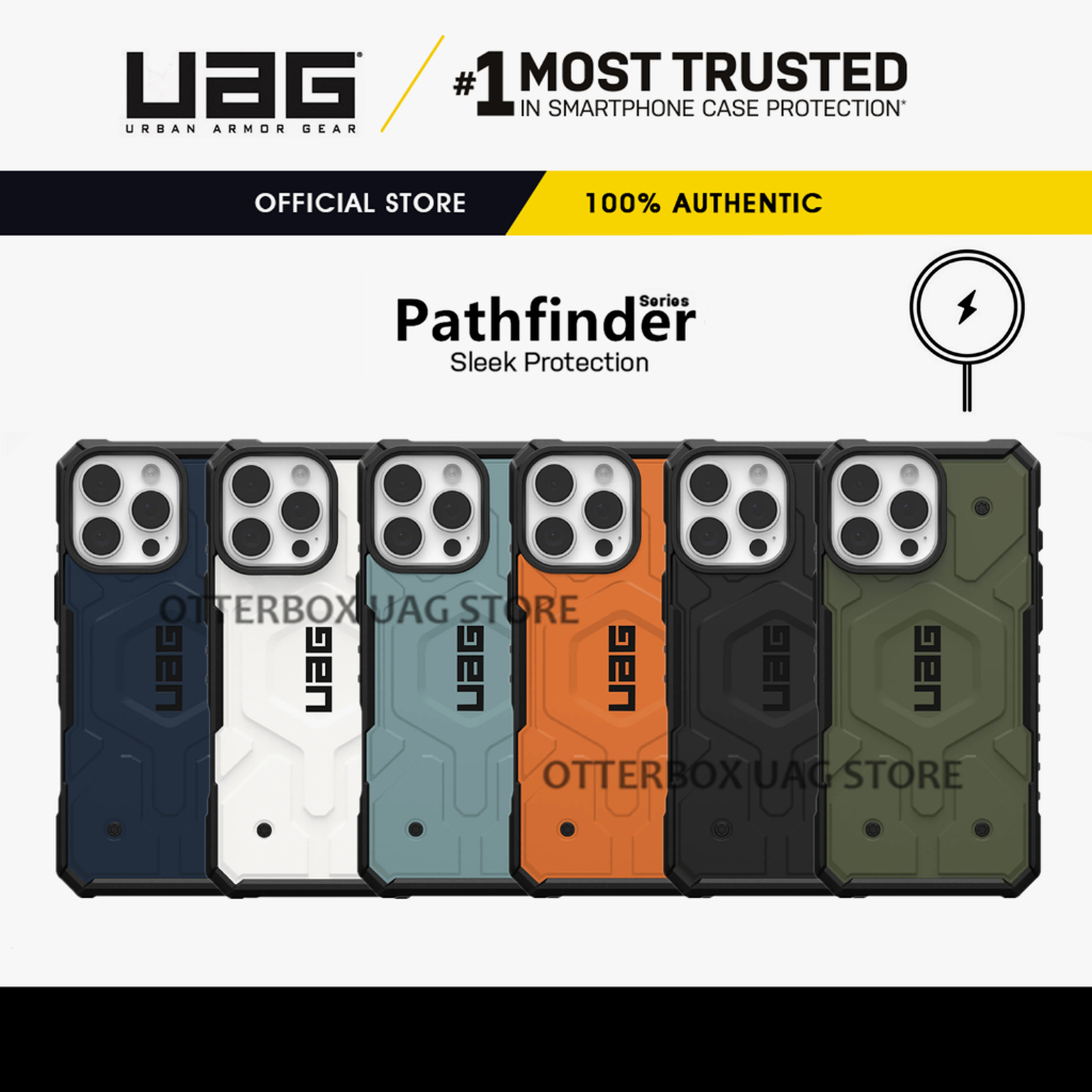 เคส UAG รุ่น Pathfinder with Magnetic - iPhone 16 Pro Max / 16 Pro / 16 Plus / 16 / 15 14 Pro Max / 15 14 Pro / 15 14 Plus / 15 14 / 13 12 Pro Max / 13 12 Pro / 13 12