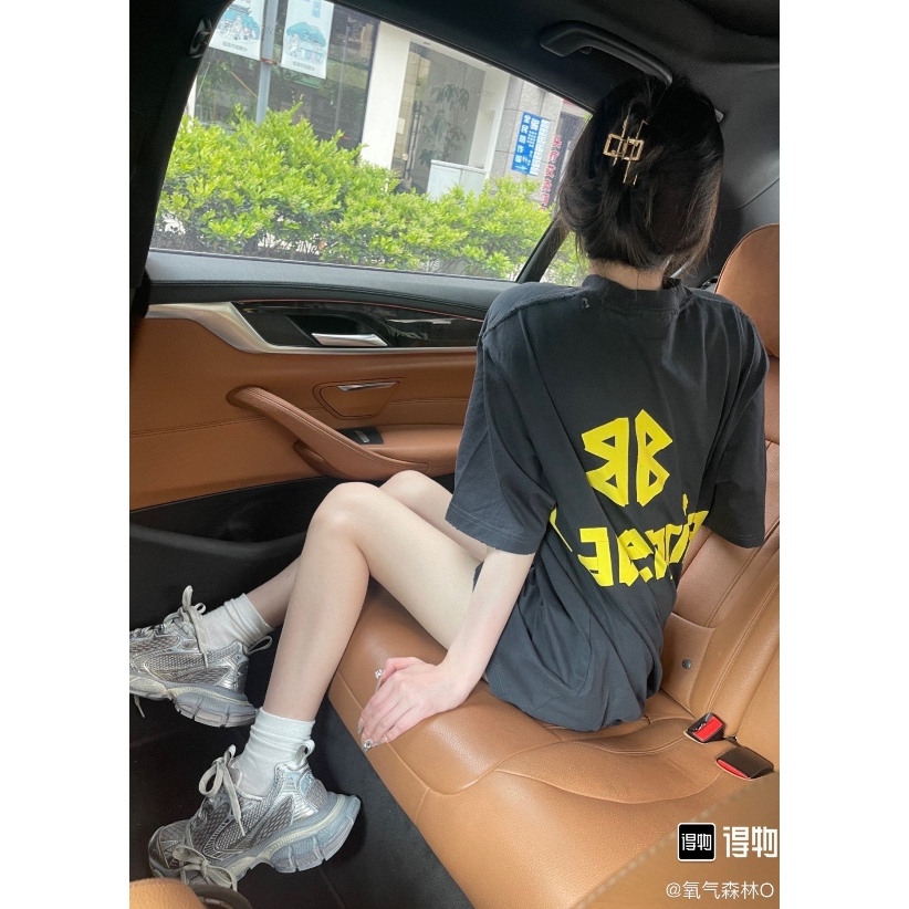 Street Wear Top 280g เส้นด้ายฝ้ายแน่นพิมพ์เสื้อยืดแขนสั้นใช้ OS หลวม Dropped ไหล่รุ่นผู้ชายผู้หญิงสไตล์เดียวกัน