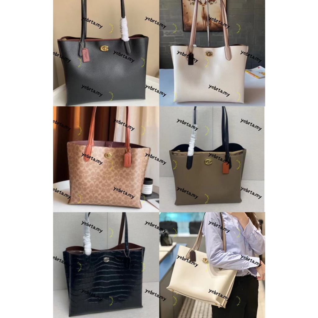 ใหม่ C0693 C0691 C0690 C0689 CP140 Willow Tote ในลายเซ็นผ้าใบผู้หญิงไหล่กระเป๋าช้อปปิ้ง 0693 0691 06