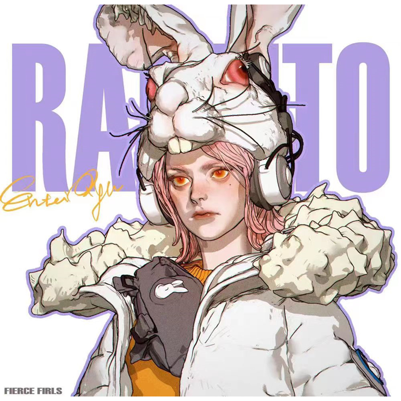 ชุดรูปเรซิ่น Rabbito Unpainted ชุดเรซินโรงรถรุ่น GK