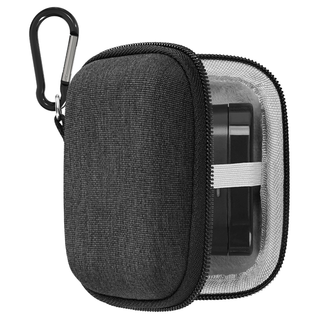 เคสหูฟัง Geekria เข้ากันได้กับ Bowers & Wilkins Pi8, หูฟัง PI7, PI5, กระเป๋าเดินทางแบบแข็งพร้อมคลิปคาราบิเนอร์ (สีเทา)
