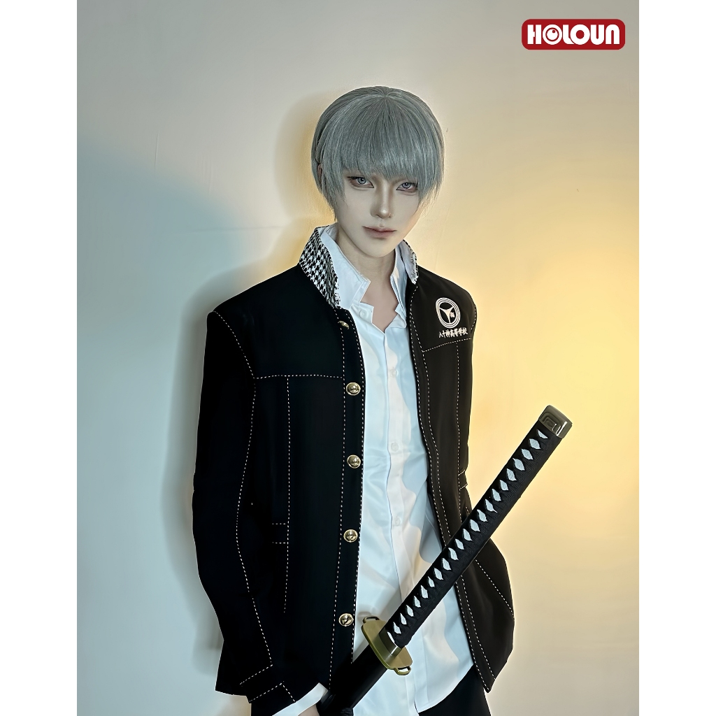 Holoun PERSONA4 P4 Cosplay คอสเพลย ์ เครื ่ องแต ่ งกาย Yu Narukami ชุด