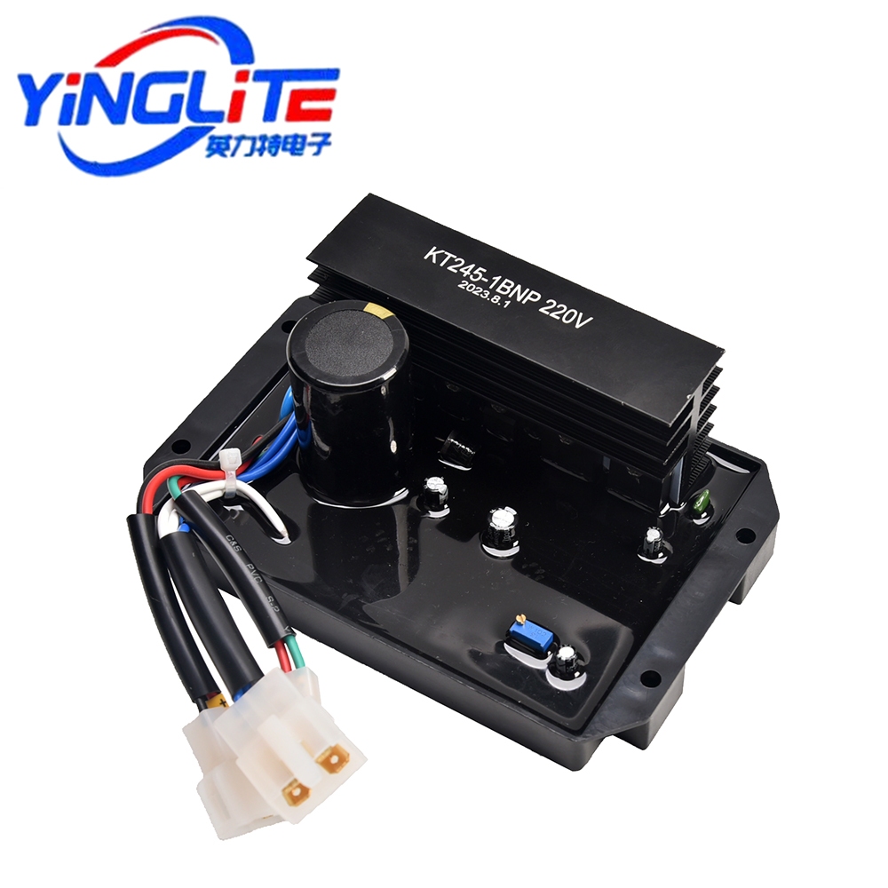 Kt245-1bnp 110V 8-สายKT245-1BNP 220V 8-สายเครื่องกําเนิดไฟฟ้าเบนซินปรับแรงดันไฟฟ้าและRegulator Board