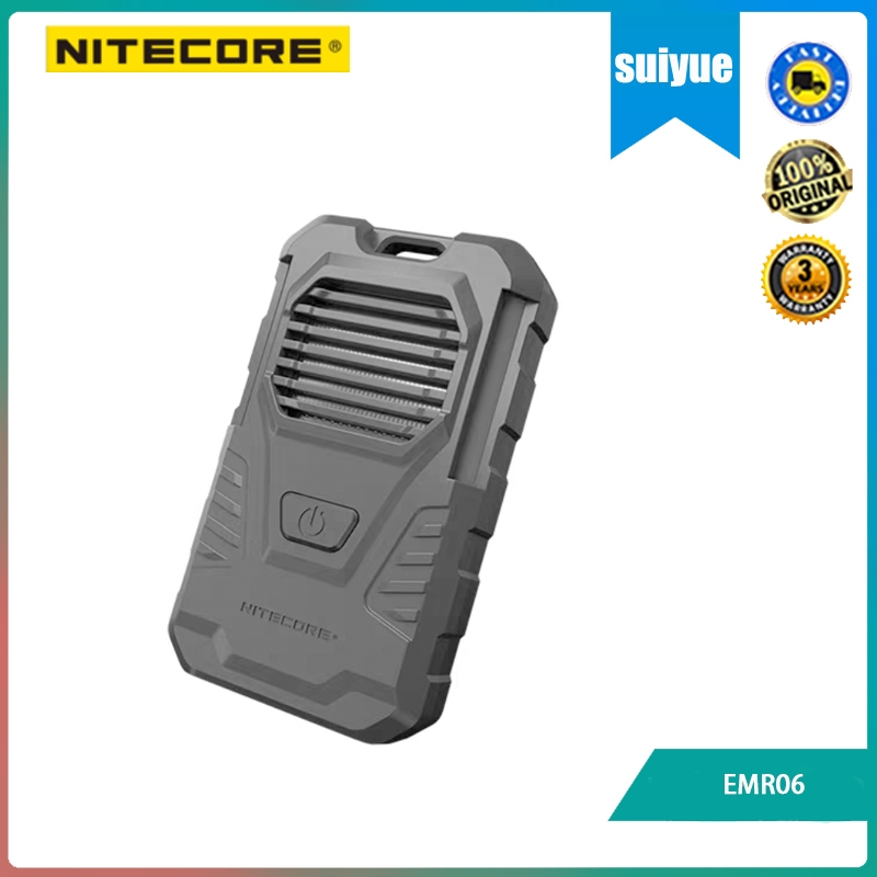 Nitecore EMR06 TAC - เครื่องไล่อเนกประสงค์อิเล็กทรอนิกส์แบบพกพา - แบตเตอรี่ 1800mAh- อินพุต USB-C - 98g