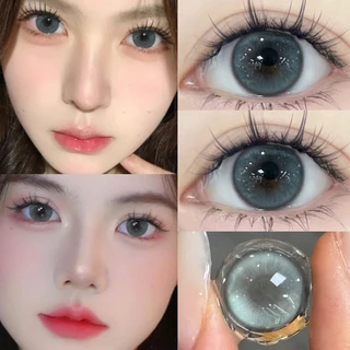 [COD&Grade lens]Yimeixi คอนแทคเลนส์ธรรมชาติ สีน้ําตาล ‌‌คอนแทคเลนส์ให้ความชุ่มชื้นบริสุทธิ์นักเรียนหน้าเปล่า 6 เดือนใช้ 14.2/14.5 มม