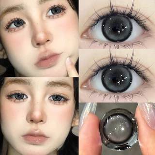 [COD&Grade lens]Yimeixi คอนแทคเลนส์ธรรมชาติ สีน้ําตาล ‌‌คอนแทคเลนส์ให้ความชุ่มชื้นบริสุทธิ์นักเรียนหน้าเปล่า 6 เดือนใช้ 14.2/14.5 มม