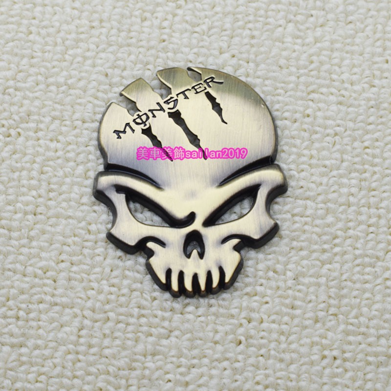 รถรถจักรยานยนต์ Universal Resident Evil Monster Skull สติ๊กเกอร์ตกแต่ง Ghost Claw Body Fender ป้ายด้านข้าง Tail Label สติ๊กเกอร์ติดถังน้ํามันเชื้อเพลิง