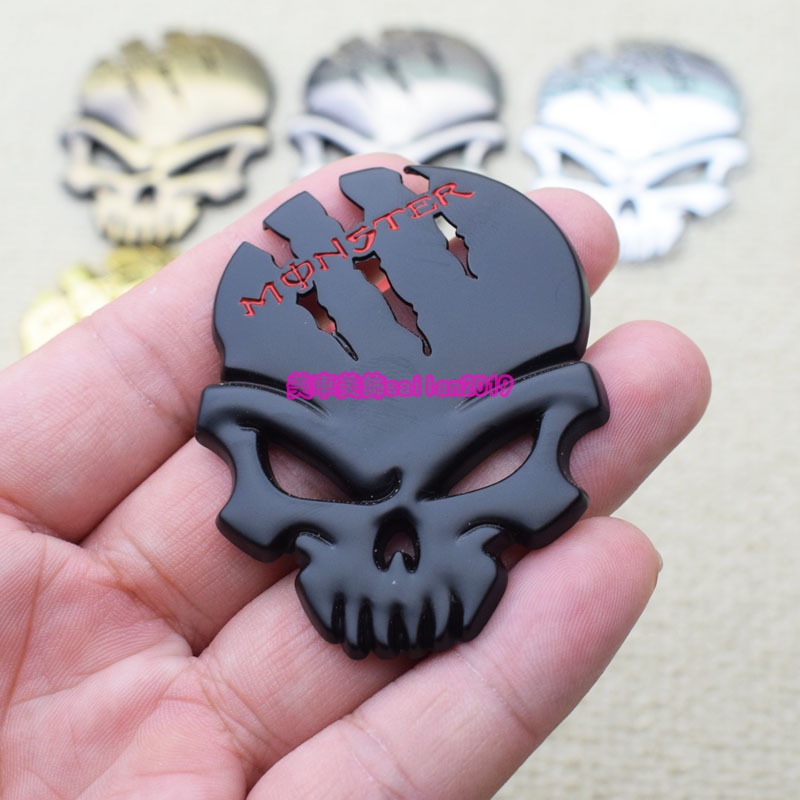 รถรถจักรยานยนต์ Universal Resident Evil Monster Skull สติ๊กเกอร์ตกแต่ง Ghost Claw Body Fender ป้ายด้านข้าง Tail Label สติ๊กเกอร์ติดถังน้ํามันเชื้อเพลิง