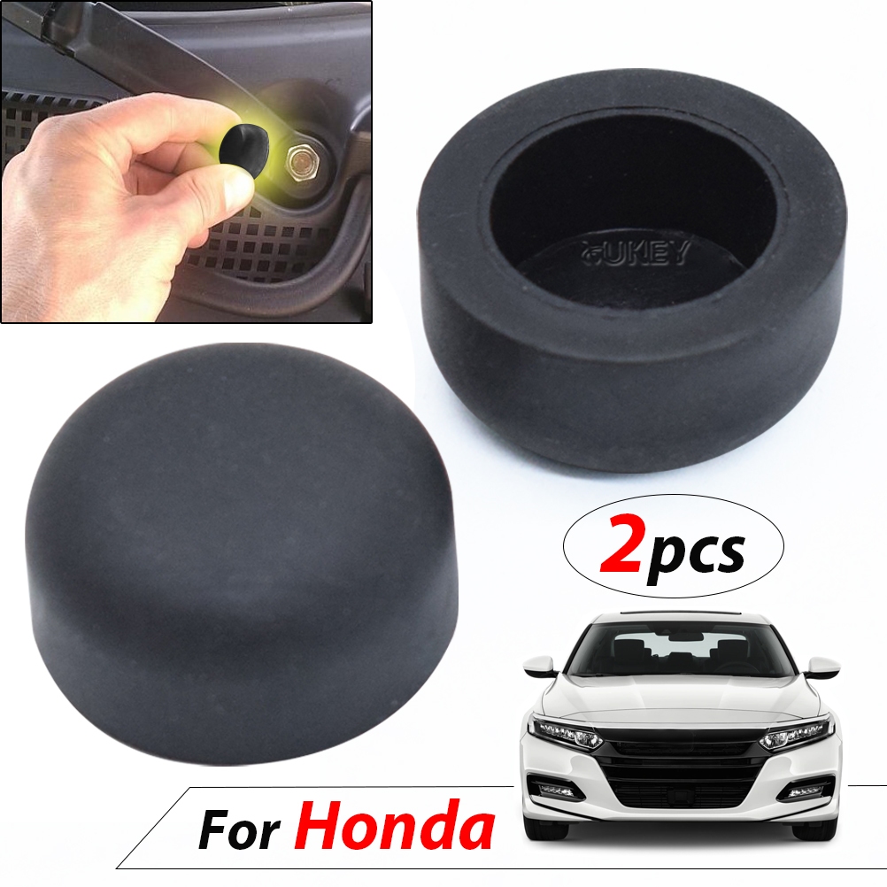 2pcs กระจก Wiper Arm Head Nut Caps Bolt สกรูยางสําหรับ Honda Civic Accord 2003 – 2019 HRV CRV