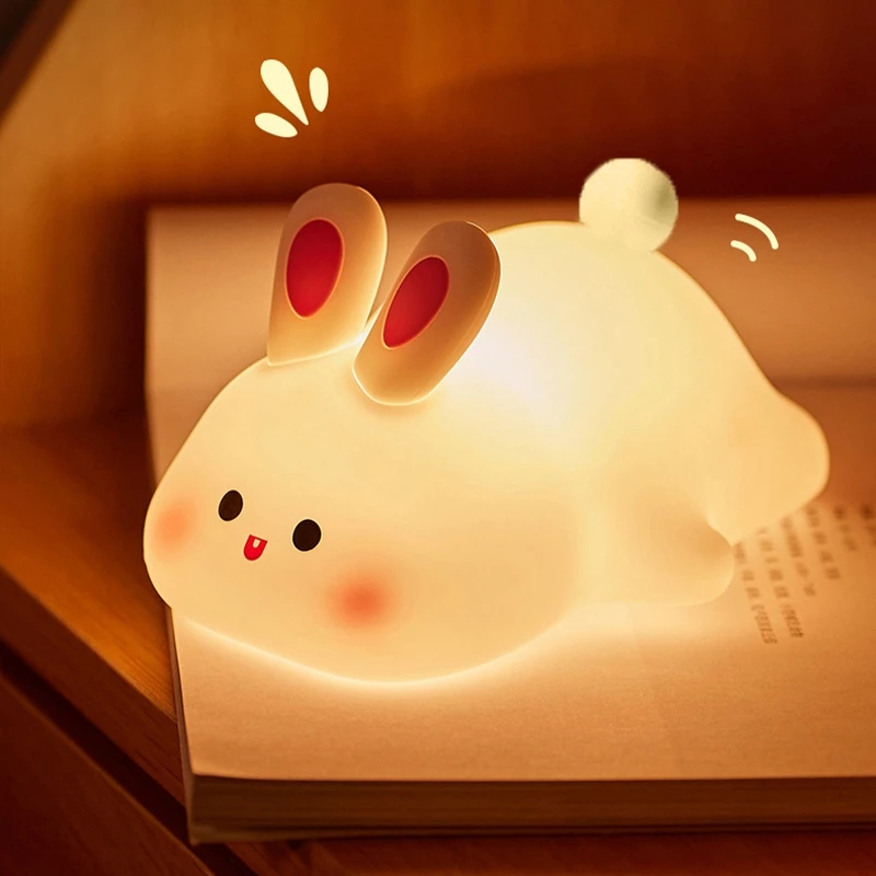 โคมไฟกลางคืน LED รูปลูกเจี๊ยบสุดน่ารักสำหรับตกแต่งห้องนอน ของขวัญสุดสร้างสรรค์ thumbnail 6