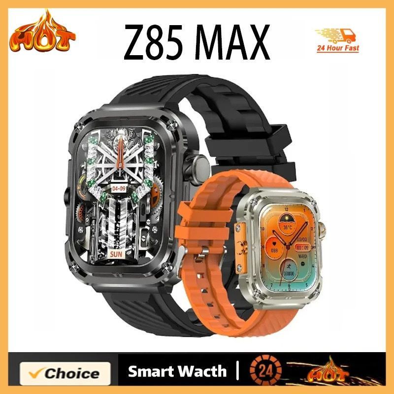 ล่าสุด Smart WATCH Z85 ultra2 max WATCH พร้อม 3straps ไร้สายชาร์จบลูทูธโทร full touch screen smartwa