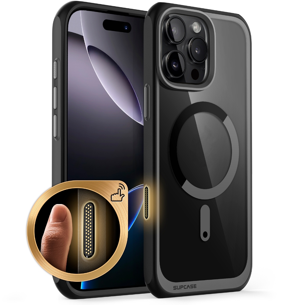 Supcase Unicorn Beetle Mag Series สําหรับ iPhone 16 Pro Max กรณีกล้องควบคุม Capture ปุ่มสนับสนุน MagSafe ทหารเกรดป้องกัน Slim Clear กันกระแทกแม่เหล็กเคสโทรศัพท์