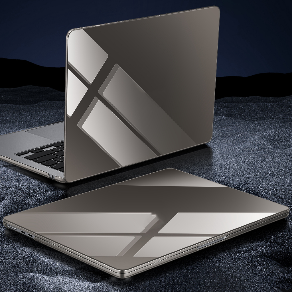 Outshine Bare Beauty Ultra-Thin Crashproof Hard Shell สําหรับ MacBook 2025 M4 A3240 A3241 M3 Air 13 15 กรณี A3113 A3114 A2941 A2681 13.6 นิ้วกรณี Pro14 16 M2 M1 A22337 A2338 Retina