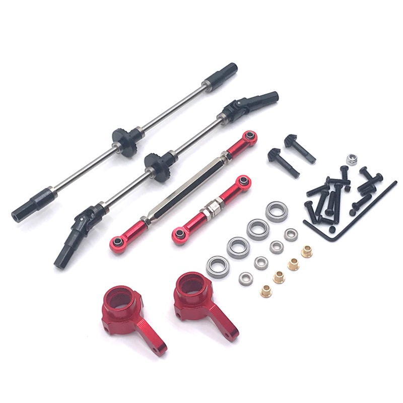 สําหรับ MN 1/12 D90 D91 MN99 MN78 MN82 MN99S MN90 MN96 FJ45 RC รถสะพานโลหะเกียร์ Universal Joint ด้านหน้าด้านหลังเพลาอะไหล่อัพเกรด