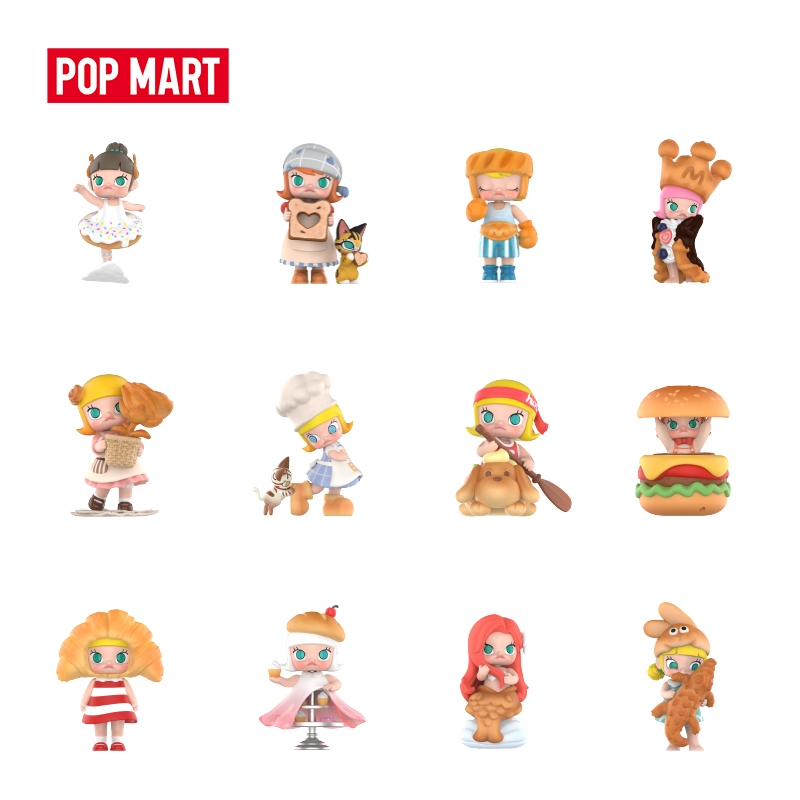 POP MART MOLLY Carb-Lover Series Figures Blind Box Action Toys Figure Birthday Gift Kid Toy(Whole Set)