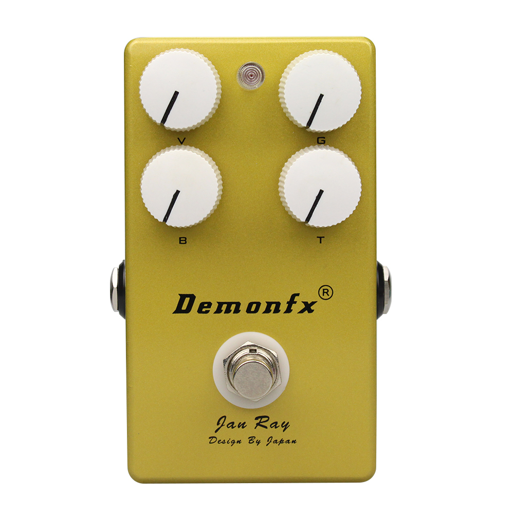 Demonfx คุณภาพสูง Jan Ray Overdrive Pedal กีตาร์เหยียบไดรฟ์กีตาร์ไฟฟ้าเหยียบ