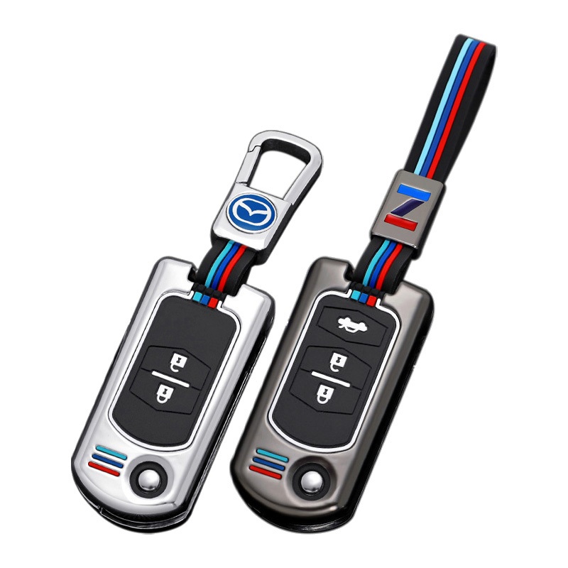 [ของขวัญระดับไฮเอนด์] Mazda Key Case Cover พวงกุญแจสําหรับ Mazda 2 3 5 6 RX8 MX5 CX3 CX5 CX7